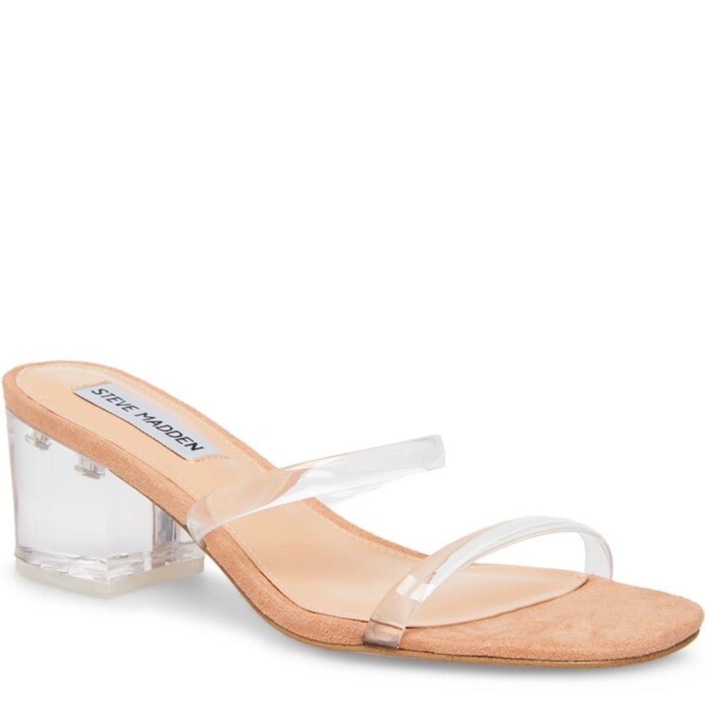 NWOB Steve Madden “Issy” Sandals - Clear / size 8